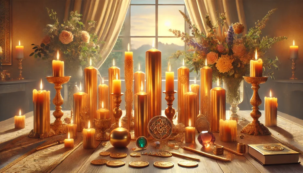 Ritual de la Abundancia: Atrae Prosperidad con Velas Doradas