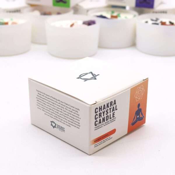 Velas de Cristal de Chakra - Chakra Sagrado - Imagen 3