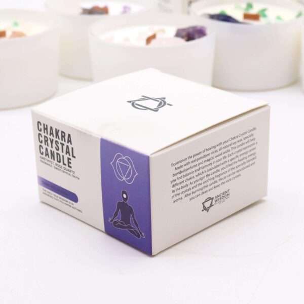 Velas de Cristal de Chakra  - Chakra del tercer ojo - Imagen 4