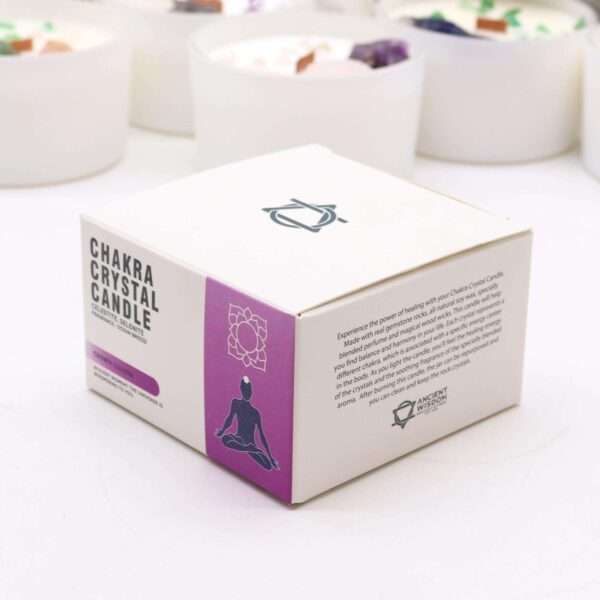 Velas de Cristal de Chakra  - Chakra de la Corona - Imagen 3