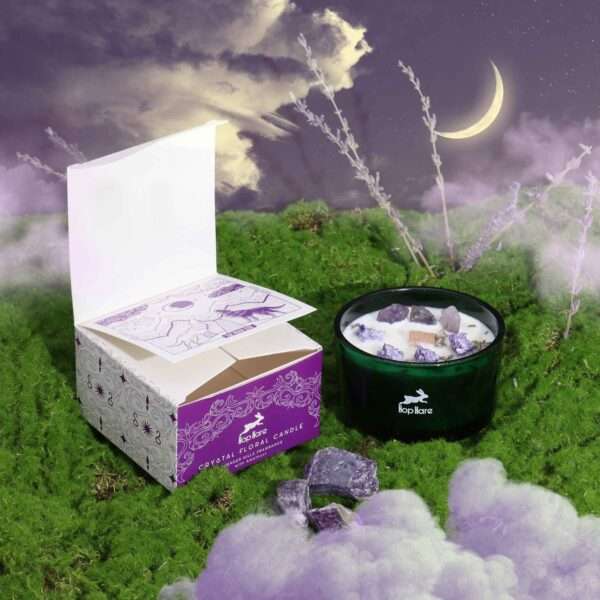 Vela Flor Mágica de Cristal Hop Hare  - Luna - Imagen 6