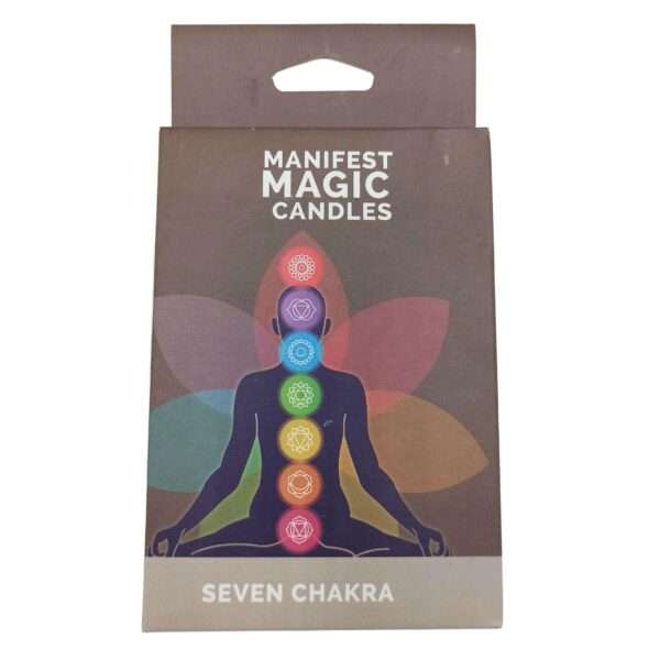 Velas del Manifiesto de los Siete Chakras (paquete de 7) - Imagen 4