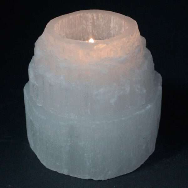 Candelabro Selenita alta montaña - 8 cm - Imagen 2